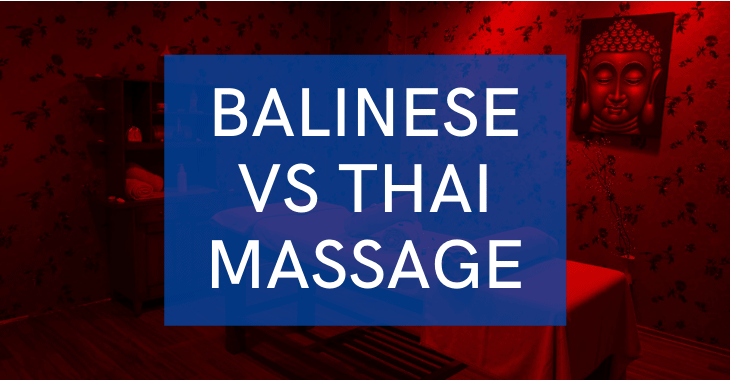 asian spa room with text "balinese vs thai massage"
