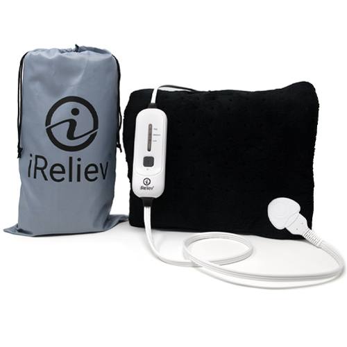 weighted heating pad with travel bag